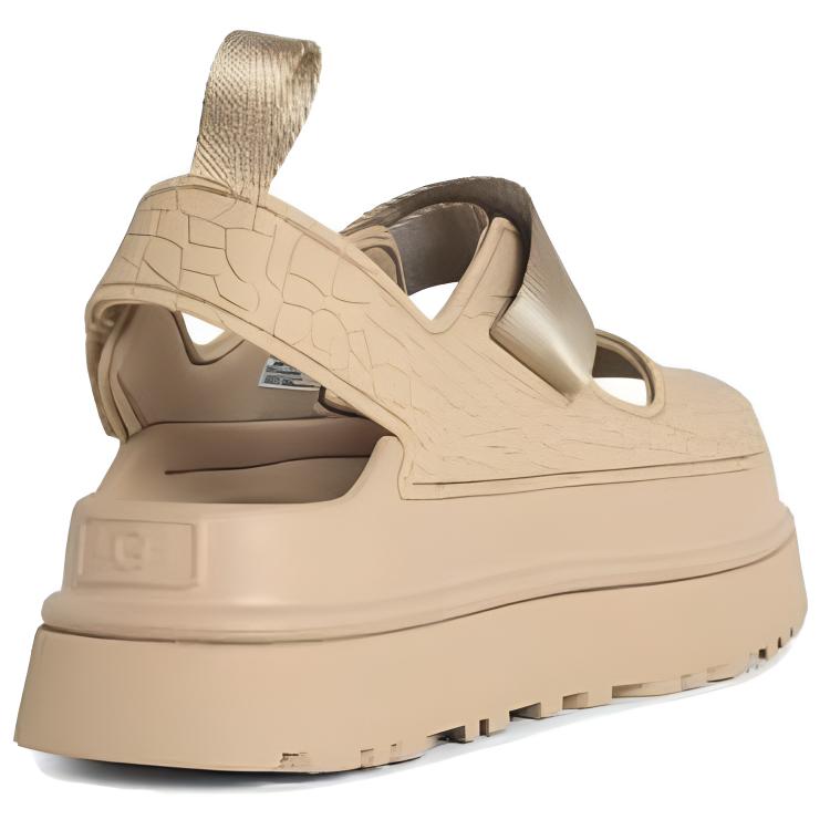 UGG Золотое Сияние Простые Удобные Шлепанцы Женские сандалии Коричневый 1175311-MDSD