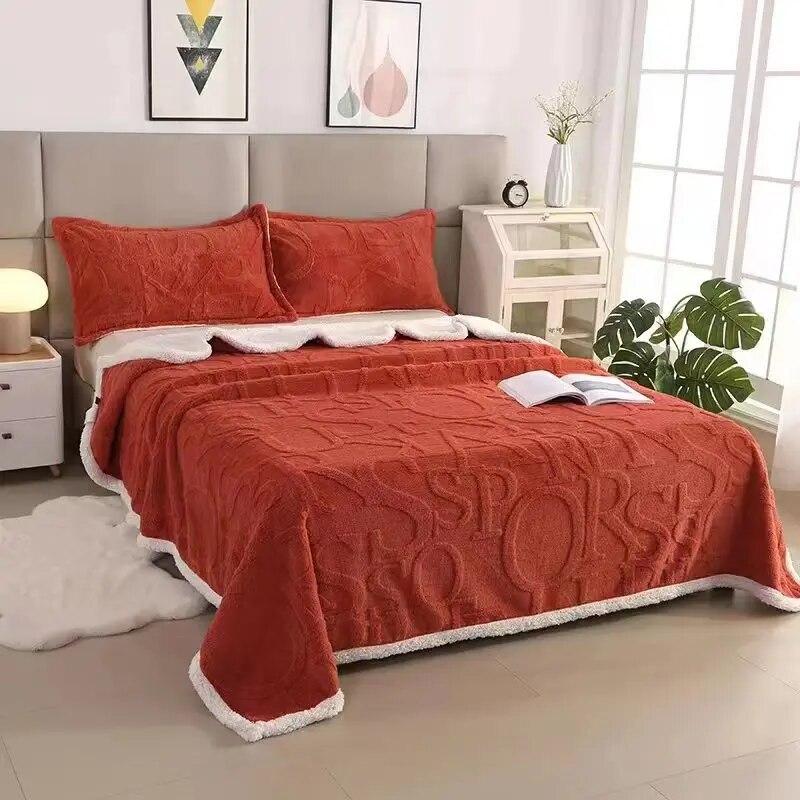 King Queen Size Flannel Fleece Throw Blankets for Beds Adult Kids Pets Super Soft Cozy Lightweight Thick Blanket for All Seasons