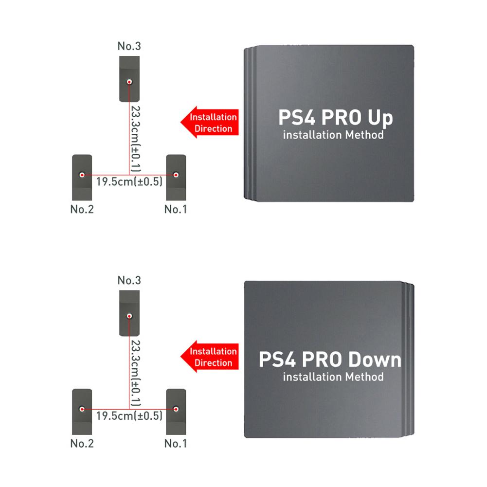 Wall Mount Holder For PS4 Console Bracket For PlayStation 4 Storage Stand Host Rack Hook Base For PS4 Pro/Slim Accessories