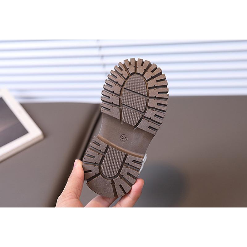 Новые детские хлопковые ботинки для мальчиков и младенцев Большие хлопковые ботинки для девочек Теплые короткие ботинки