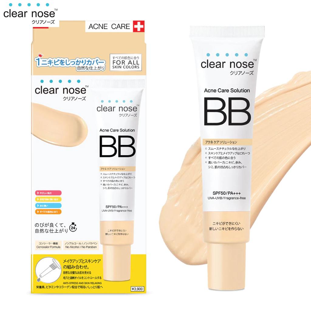 Clear Nose Acne Care Solution BB SPF50 PA+++, для всех цветов кожи, 30 г.