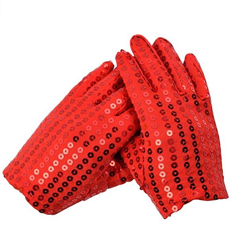 Sequined Gloves Stage Dance Gloves Children Show Dancing Gloves