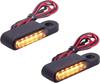 X-STYLE Motorcycle Turn Signal Sequential Yellow LED Bike Handlebar Flowing Turn Signal General