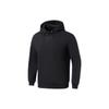 Li-Ning Fitness Series Solid Color Loose Hoodie Men Tops Black AWDS001-1