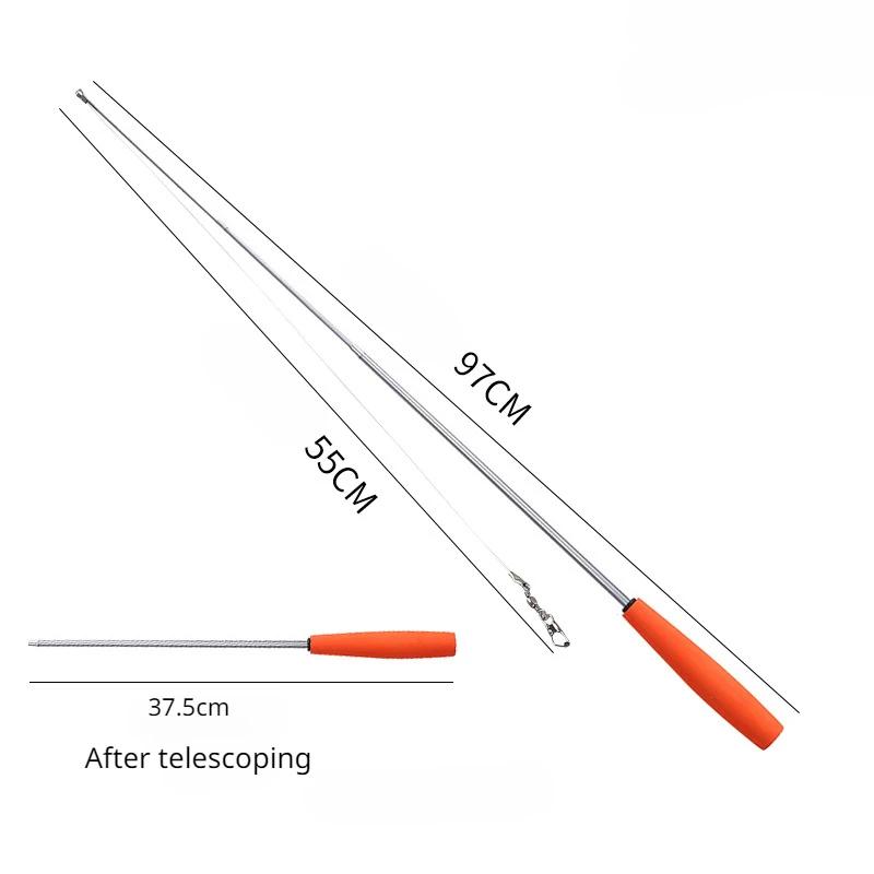 Кошачья палочка-дразнилка, гибкая, трехсекционная, телескопическая, удочка, игрушка для кошек, забавная палочка для кошек, удочка для ловца игрушек, незаменимый артефакт для кошек