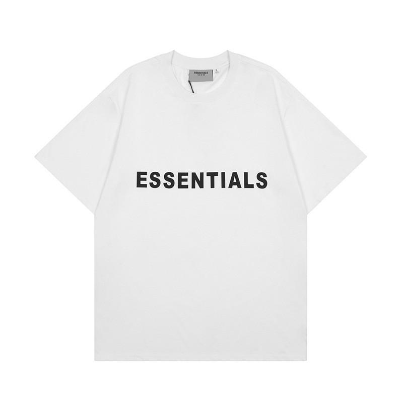 Essentials FOG Couple T-Shirt Men Cotton High Street Short Sleeve Teen Casual Top