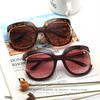 Cool Trendy Oversized Half Frame Sunglasses Summer Women Retro UV400 Sun Glasses