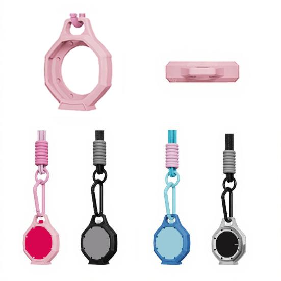 Soft Silicone Watch Protective Case Lightweight Octagonal Bumper Case with Strap