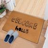 Welcome Sweet Home Pattern Printed Floor Mat Door Mat Entrance Carpet Bathroom Absorbent Non Slip Mat Kitchen Door Mat