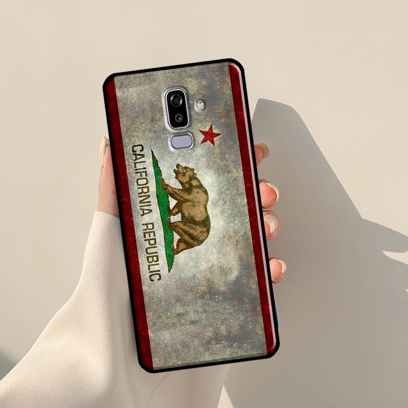 Чехол Лос-Анджелес Калифорния для Samsung Galaxy J3 J5 J7 2017 A3 A5 J1 2016 J4 J6 Plus A6 A7 A8 A9 J8 2018 Coque