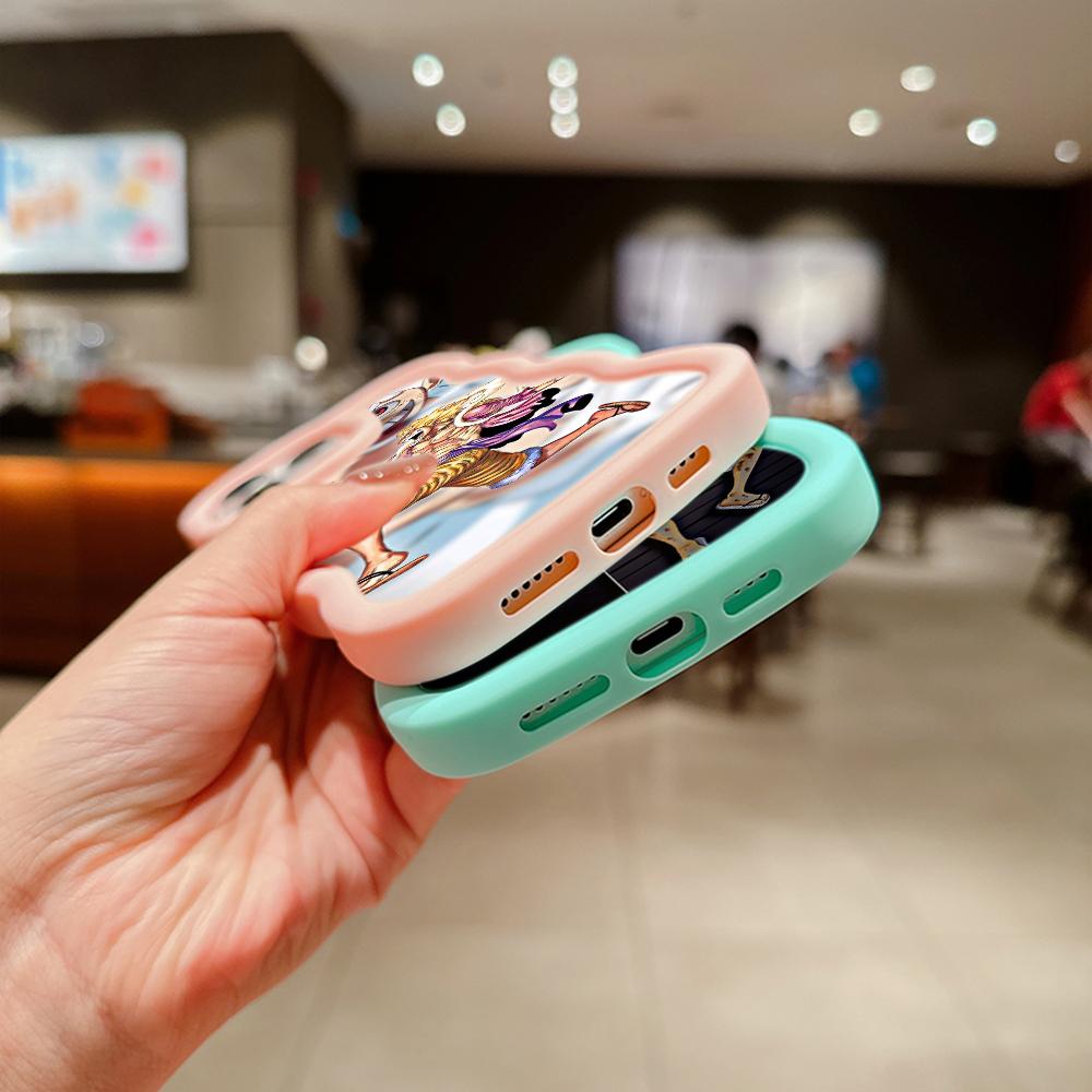 Ae92 One Piece Luffy Gear 5 Защитные чехлы для телефонов для iPhone 14 13 Pro Max 11 12 15 Plus XR Infinix Hot 40i Smart8 Tecno Big Wave Задняя крышка из ТПУ