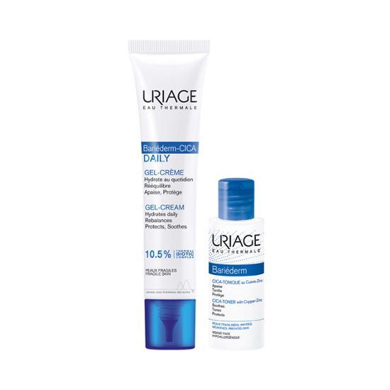 Uriage Barrierderm Cica Daily Gel Cream 40 мл специальный (+ 50 мл тонера Cica в комплекте.)