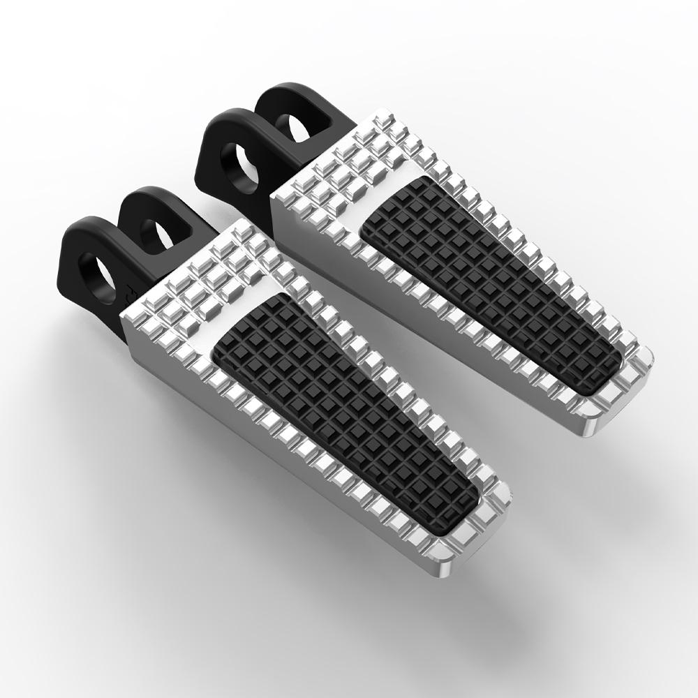 For Kawasaki Z650 Anniversary Z650RS Z1000SX ZX-6R ZX-9R Motorcycle Front Footrest Adjustable Foot Pegs Rotatable Foot Pegs Rest
