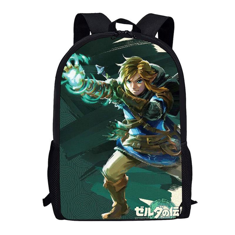 Рюкзак Legend Of Zelda Breath Of The Wild Игровой Школьный Рюкзак для Студентов 3D Печатный Мультяшный Рюкзак