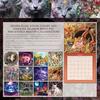 2026 Magical Mystical Cat Wall Calendar Funny Cat 12-Month Calendar Jan 2026 - Dec 2026 Planner Home Office Organizer