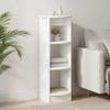 White Side Cabinet 40 x 40 x 100 cm Engineered Wood