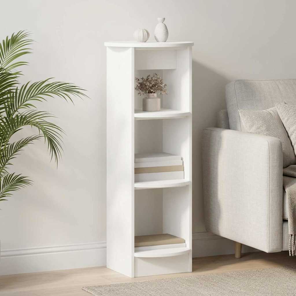 White Side Cabinet 40 x 40 x 100 cm Engineered Wood