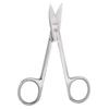 Nail Cuticle Scissors Straight Blades Cosmetic Manicure Pedicure Steel Spa Salon Silver