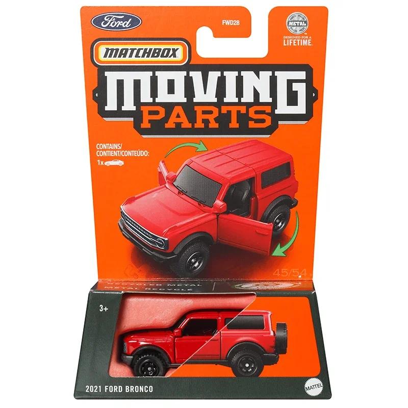 XYCT7 Оригинальные игрушки Mattel Matchbox Машинка Движущиеся части 1/64 Amc Javelin Ford Bronco Alfa Romeo Stelvio Модель автомобиля Подарок для коллекционеров