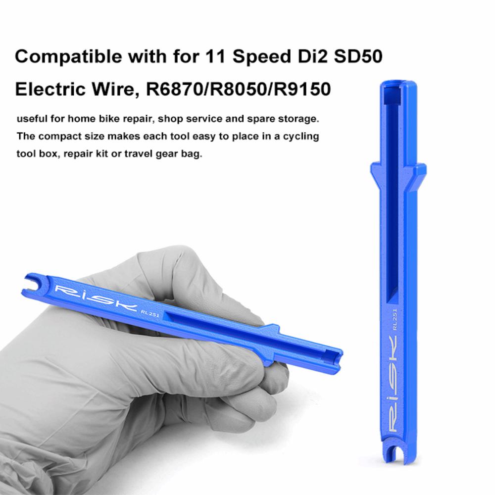 3PCS Blue Di2 E-Tube Plug Tool for for 11 Speed Di2 SD50 Electric Wire, R6870/R8050/R9150