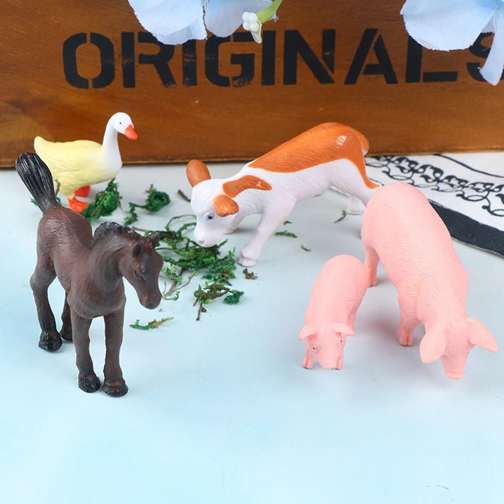 Home Decor Crafts Farmland Worker Pig Micro Landscape Figurines Miniatures Fairy Garden Ornaments