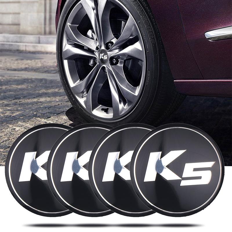 56/60MM Car Badge Wheel Center Cover Stickers Hub Cap For KIA Sportage GT RIO Ceed Picanto Pegas Sorento Niro Soul Cerato K5 K3CH0