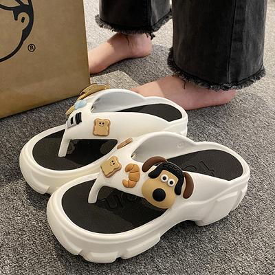 2024 Лето и осень мода новые однотонные сексуальные сандалии с круглым носком и плоской подошвой удобные повседневные сандалии с пряжкой женские шлепанцы