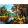 Full 5D Diy Diamond Painting Forest River Landscape Diamond Embroidery Cross Stitch Kits Home Decor Handmade Gift