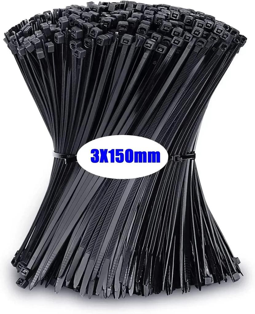 Plastic Clamping Collar Cable Tie Clamping Scratch Cable Attache Cable Velcro Self Locking Nylon Cables Ties Fastening