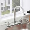 Кран для автодома Двухрычажный кухонный кран Кран с высоким изливом Вращение на 360°