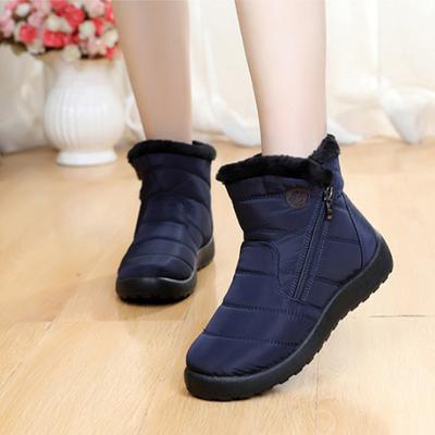 Большие размеры 43 женские сапоги водонепроницаемые зимние сапоги женские плюшевые зимние сапоги женские теплые ботильоны зимняя обувь женская повседневная обувь