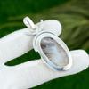 925 Sterling Silver Natural Mexican Laguna Lace Agate Engagement Pendant Jewelry