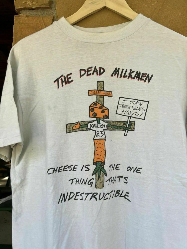 Vintage The Dead Milkmen The Never Ending Cheese Shirt US205 Unisex T-Shirt