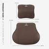 Car Leather Headrest Lumbar Memory Foam Neck Pillow Accessories For Volvo XC90 V90 V60 XC60 V40 EC40 EX40 S80 S60 S90 C40 XC40