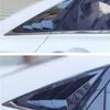 Practical To Use Louver Shutter Cover Look Glass 2Pcs ABS Plastic Car Accessories Carbon Fiber Exterior Door Panel