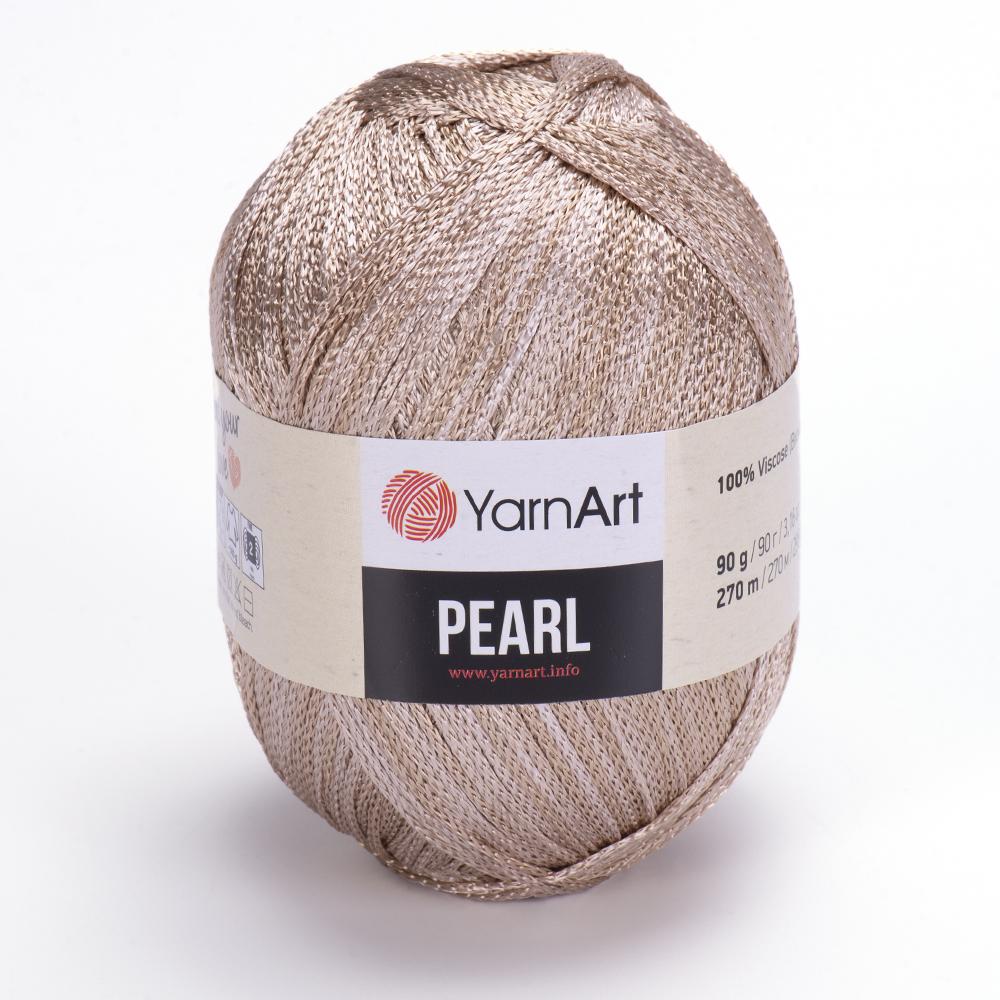 Пряжа для ручного вязания YarnArt Pearl — 4 клубка вискозы — Шарф — Шапка — Свитер — Футболка — Носки — Перчатки — 270 метров(90гр) - Тонкий - Мягкий - Сделай сам