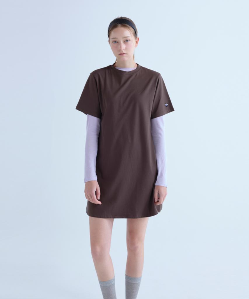Boyeon Mini Dress Brown 0198