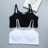 2 шт. хлопковые бюстгальтеры для тренировок для девочек подростковые топы нижнее белье