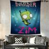 Invader Zim Pattern Home Decor Tapestry, Wall Hanging, Decorative RV Wall Cloth.ZGT0914051