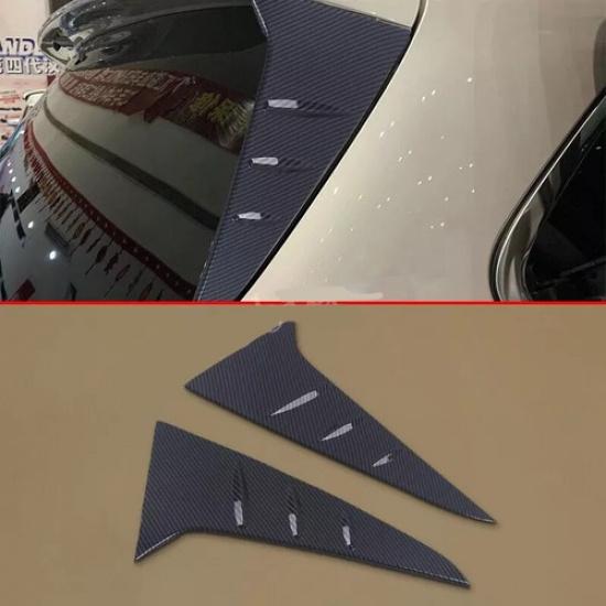 For Toyota Sienna -2025 Carbon Fiber Rear Door Spoiler Wing Cover Trims
