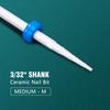 Dmoley Ceramic Tungsten Nail Drill Bit Electric Manicure Drills For Machine Milling Cutter Nail Burr Pedicure Accessories Tools