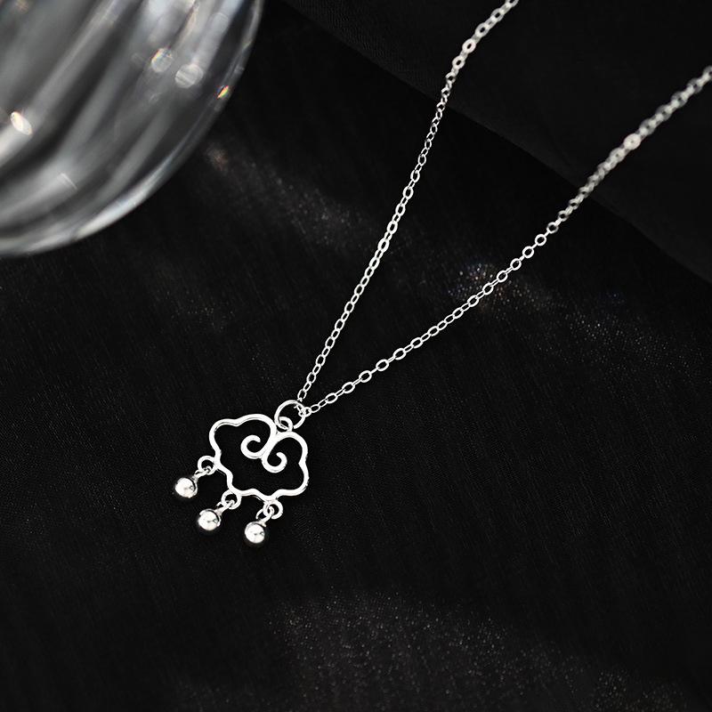 Национальный ветер, благоприятные облака, круглые бусины, ожерелье с кисточками, легкая роскошь, продвинутый смысл, новая цепочка для воротника в китайском стиле