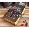 Leather Journal Tree of Life - Genuine Leather Notebooks For Women - Beautiful Journal For Sketches Book Traveling Book Blank Spell Book