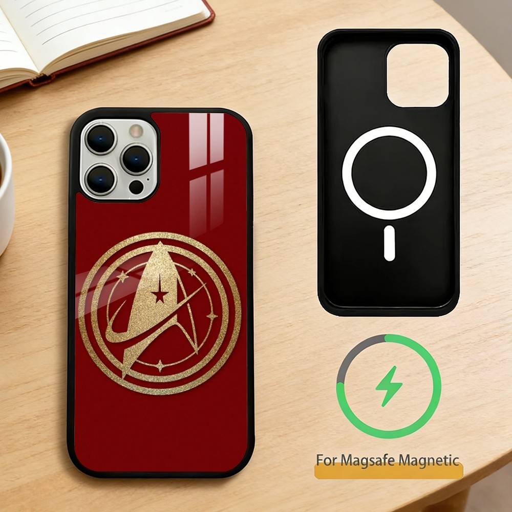 Classic S-Star T-Trek S-Ships Phone Case For iPhone 14,16,15,13,17,12,Plus,Pro,Max Magnetic For Magsafe Frosted Cover
