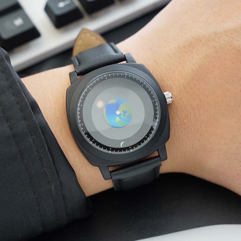 YAZOLE Watches Men Minimalist Style Simple Quartz Wristwatches Waterproof Student Clock Unique Sun Moon Earth hands reloj hombre