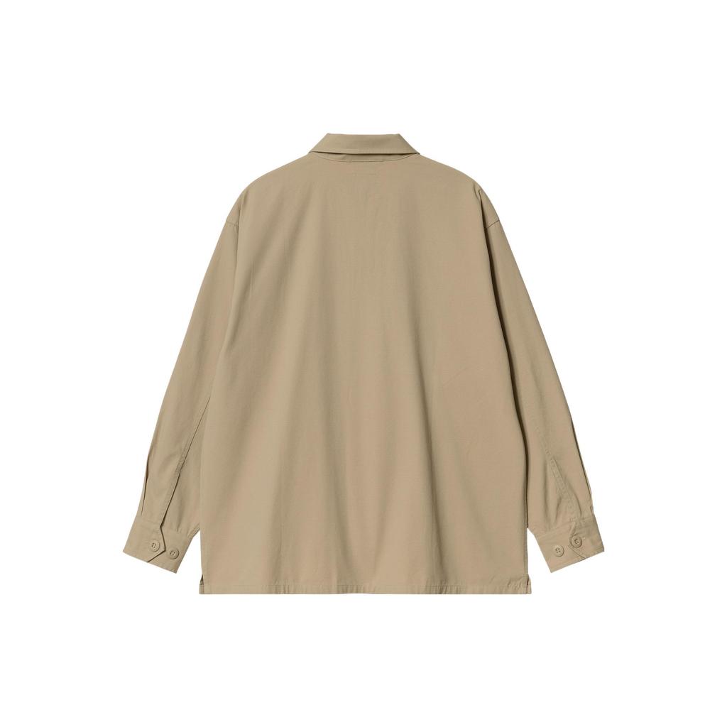 Carhartt WIP Рубашки Мужские Бежевая Квадратный Воротник Умеренная Рубашка A221037-0TA-XX