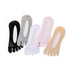 Women's Japanese-Style Ice Silk Five-Toe Breathable Non-Slip Mesh Boat Socks