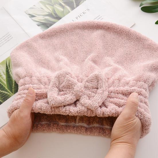 Hair Drying Hat Super Soft Skin-touch Comfortable Highly Absorbent Quick Drying Dry