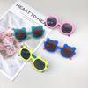 Fashion Sunscreen Uv Protection Children'S Sunglasses Folding Cute Girls Sunglasses Children Concave Glasses