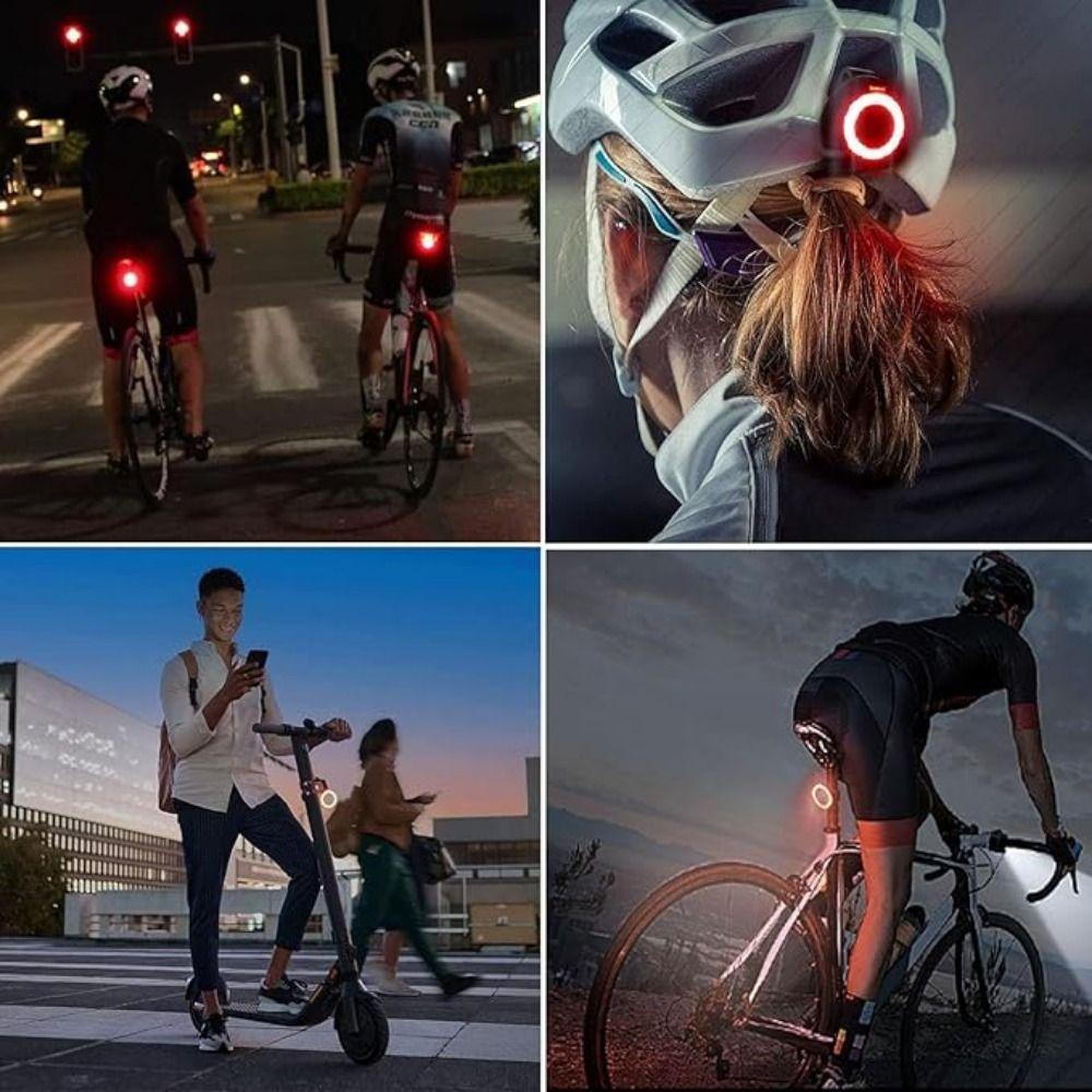 Задний фонарь для велосипеда с зарядкой от USB, легкий фонарь для велосипеда, аксессуары для фонарика